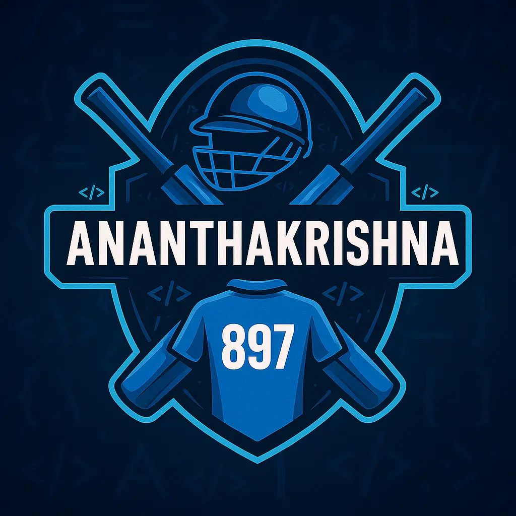 Logo badge: Ananthakrishna 897